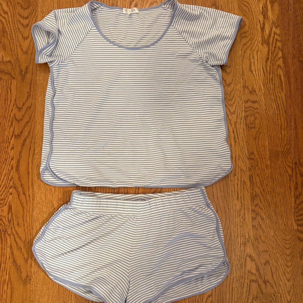 Pima Shorts Set in Hydrangea
